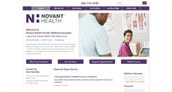 Desktop Screenshot of nhpremiermedicalassociates.org